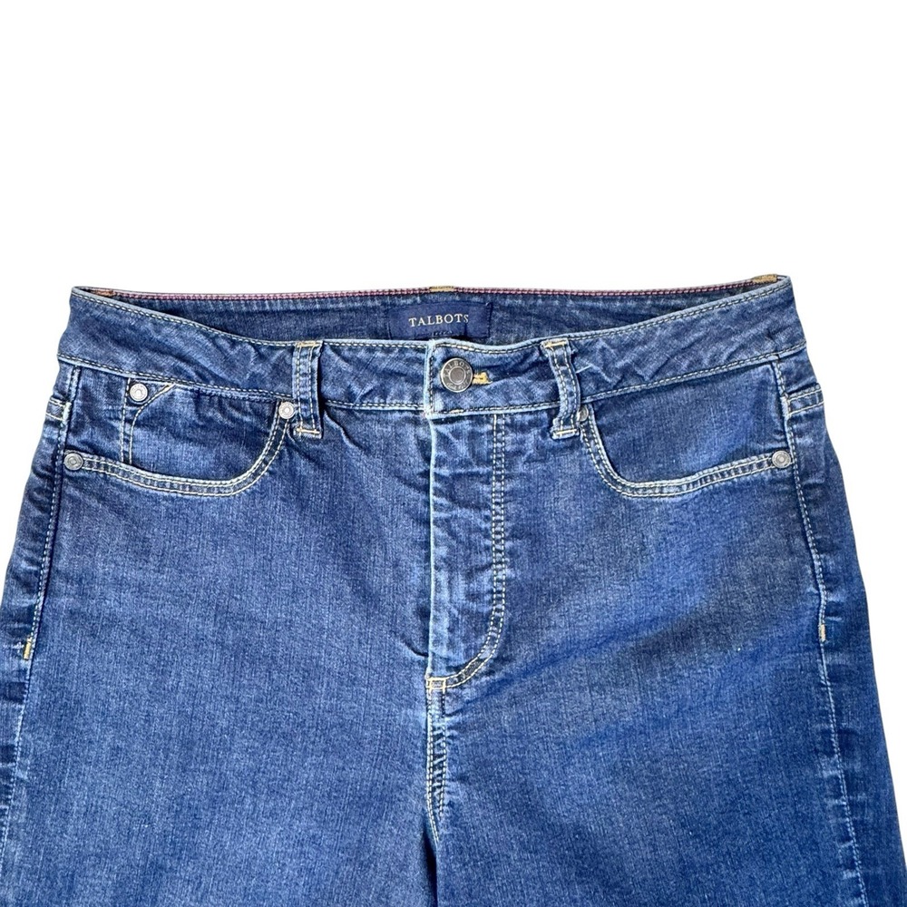 Women's Talbots Relaxed Jeans Size 8 Blue Denim - Picture 4 of 12
